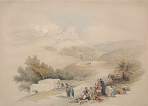 Ruïnes van de Kerk van St. John Sabaste, 1839 door David Roberts