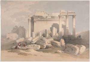 Ruïnes van de Oostelijke Portiek van de Tempel van Baalbek