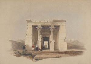Tempel van Dendur, Nubië door David Roberts