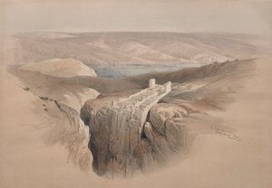 De Dode Zee richting Moab, 1839