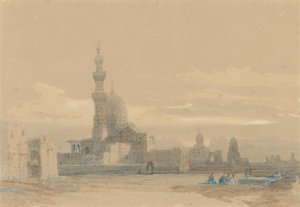 De graven van de kaliefen, Caïro door David Roberts