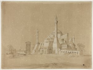 Uitzicht op Constantinopel door David Roberts
