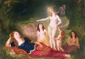 Een midzomernachtsdroom, 1840 door David Scott