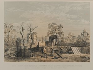 Uitzicht vanaf het hoofdkwartier van generaal Outram [Dr Fayrer