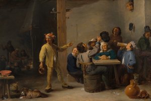 Boeren vieren Driekoningen, 1635