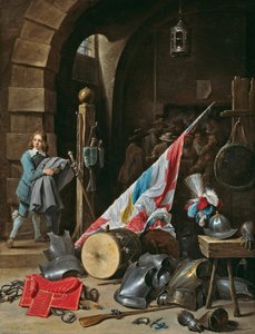 Het wachthuis, 1640-50 door David Teniers II