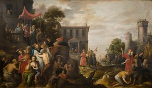 De Zeven Werken van Barmhartigheid door David Teniers the Elder
