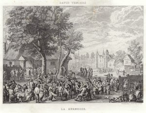 Vlaams festival door David Teniers de Jongere door David Teniers the Younger