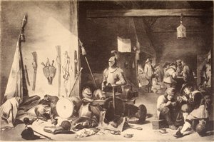 Guardroom door David Teniers the Younger