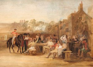 Chelsea-pensionarissen lezen het Waterloo-bericht, 1819 door David Wilkie