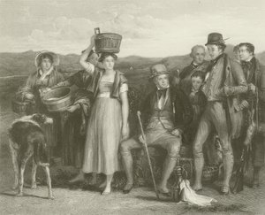 Sir Walter Scott en zijn familie door David Wilkie