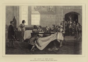 De Arrestatie van Anne Boleyn door David Wilkie