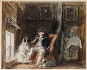 De Gehandicapte Commandant in zijn Pensioen in Greenwich Hospital, 1830