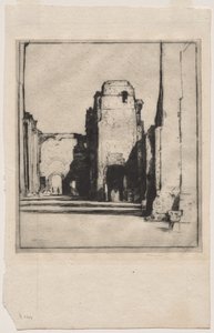 Tepidarium, Baden van Caracalla door David Young Cameron