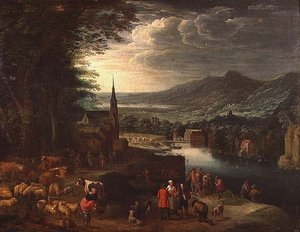 Een uitgestrekt berglandschap