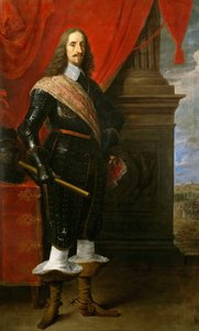 Portret van aartshertog Leopold Willem van Oostenrijk met het beleg van Gravelingen op de achtergrond