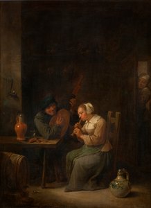 Duet door David the Younger Teniers
