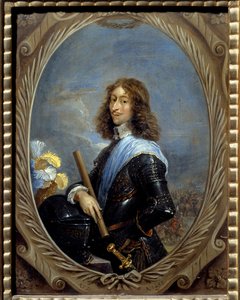 Portret van Louis de Bourbon, vierde prins van Condé, genaamd de grote Condé (Bourbon-Condé) (1621-1686) door David Teniers the Younger