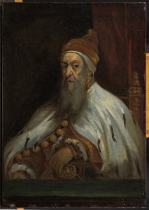 Portret van een Doge (naar Jacopo Tintoretto (toegeschreven aan))
