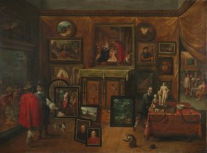 Het Interieur van een Schilderijengalerij, ca. 1640