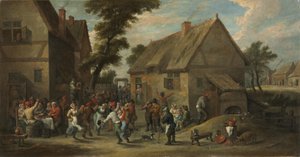 Dorpsfeest, c.1646-50 door David the Younger Teniers
