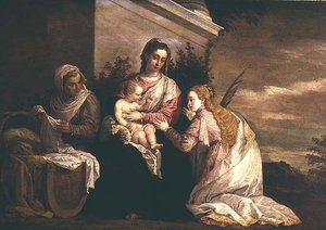 Maagd en Kind met St. Catharina