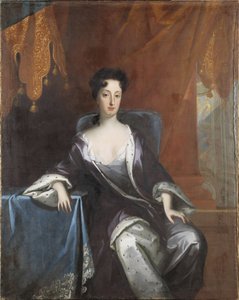 Edwige Sophie van Zweden - Portret van Hertogin Hedvig Sophia van Holstein-Gottorp (1681-1708), Koningin van Zweden, door Krafft, David, von