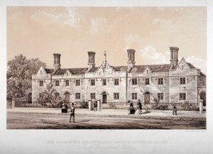 De goud- en juwelierspensioeninstelling, Holcroft Road, Hackney, Londen, 1853