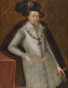 Portret van koning James I van Engeland 1566-1625, begin 17e eeuw