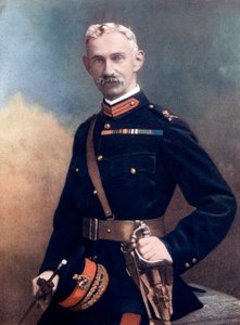 Generaal-majoor G Barton, bevelhebber van de 6e Infanteriebrigade