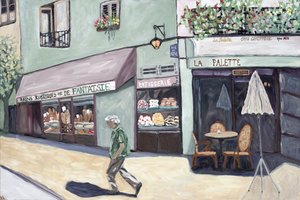 Café Corner, 2017 (acryl op doek)
