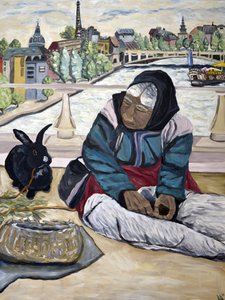 Parijzenaars, 2017 (acryl op doek)