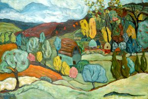 Dorp Herfst, 2019 door Deborah Eve Alastra
