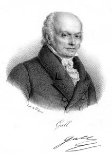Franz Joseph Gall, Duitse arts en grondlegger van de frenologie, ca. 1820