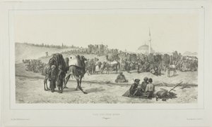 Ali-Pacha Meiden, Smyrna door Denis Auguste Marie Raffet