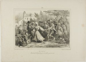 Cirkel rond! Voorzichtig kleintje, ik ben meer dan vijftien jaar oud door Denis Auguste Marie Raffet