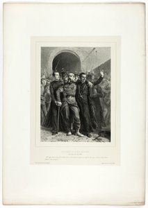 Toewijding van de Katholieke Geestelijkheid in Rome, 30 april 1849, uit Souvenirs d’Italie: Expédition de Rome door Denis Auguste Marie Raffet