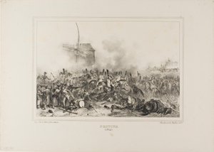 Provincie 1814 door Denis Auguste Marie Raffet