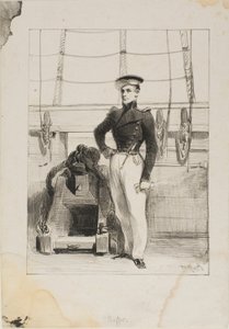 Koninklijke Marine, Lijnbemanning, Scheepsvaandrig door Denis Auguste Marie Raffet