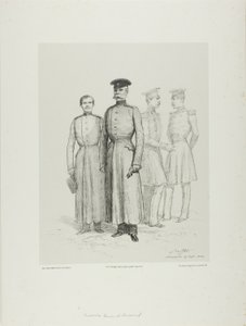 Russische gevangenen van Bomarsud door Denis Auguste Marie Raffet