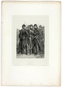 Sappeurs, uit Souvenirs d’Italie: Expédition de Rome door Denis Auguste Marie Raffet