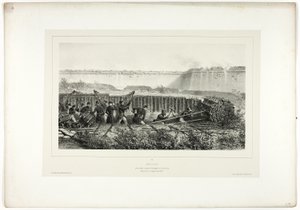 Sappen in volle gang, uit Souvenirs d’Italie: Expédition de Rome door Denis Auguste Marie Raffet