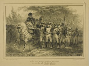Meneer, u kunt op ons rekenen zoals op de Oude Garde door Denis Auguste Marie Raffet