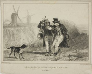 De huiselijke zorgen zijn mijn kwelling! door Denis Auguste Marie Raffet