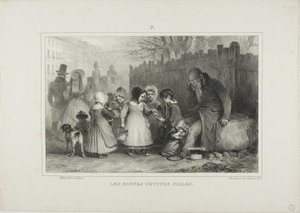 De brave kleine meisjes door Denis Auguste Marie Raffet