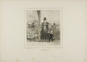 De ondankbare door Denis Auguste Marie Raffet