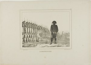 De inspectie door Denis Auguste Marie Raffet