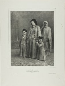 Jonge Karaïme vrouw, Tchioufout-Galech bij Baghtcheh-Saraï, Krim door Denis Auguste Marie Raffet