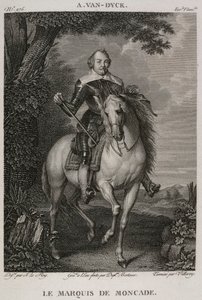 Denis-Sébastien Leroy, Antoine-Claude-François Villerey en Jean Duplessis-Bertaux - De markies van Moncade, naar Antoine van Dyck - 1802-1815 door Denis Sebastien Leroy