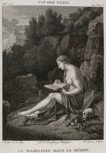 Denis-Sébastien Leroy, Chataigner en Niquet - De Magdalena in de woestijn, naar Adriaen van der Werff - 1802-1815